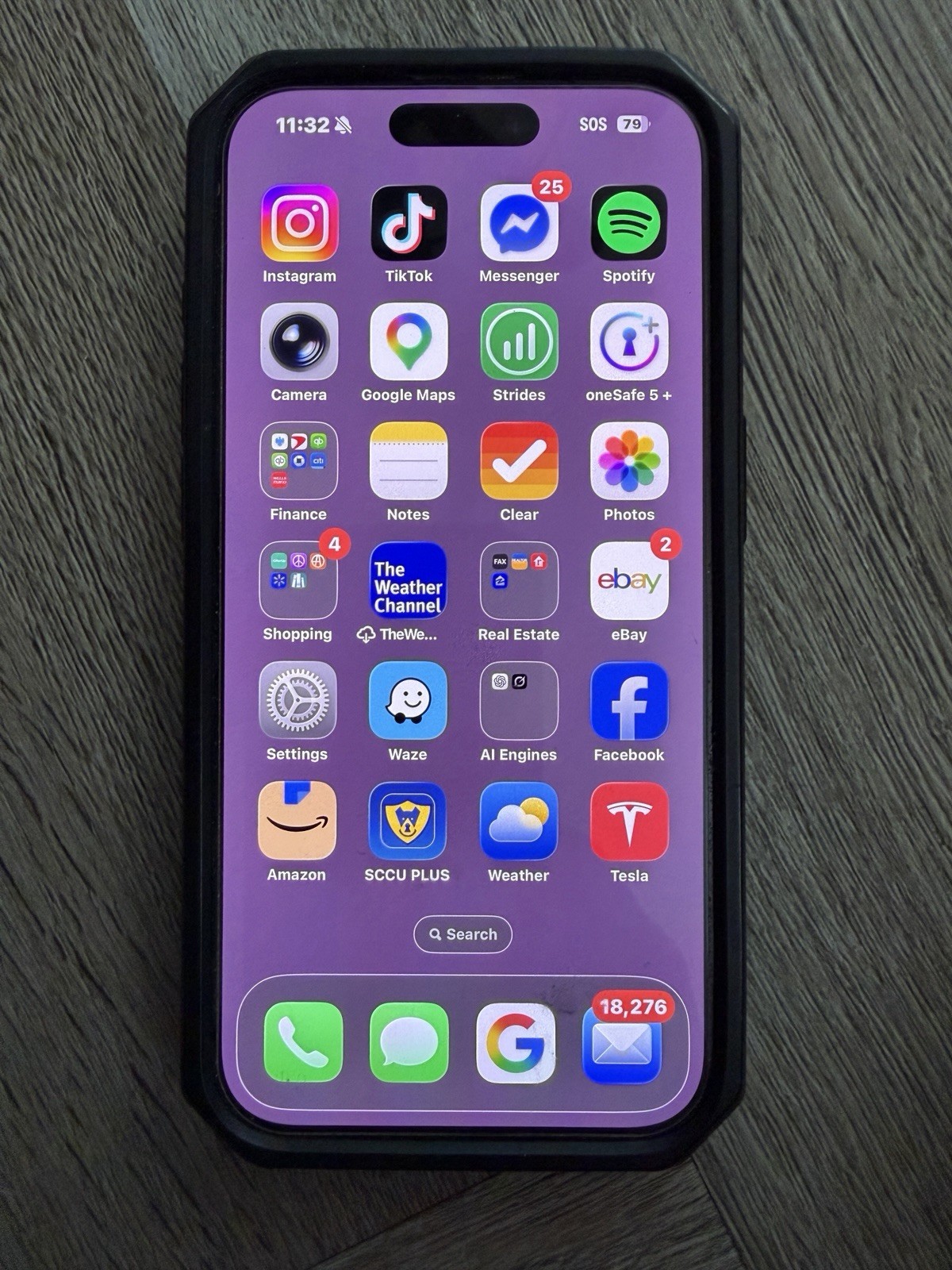 Apple iPhone 15 Pro – 256GB – Natural Titanium – Factory Unlocked + Rokform