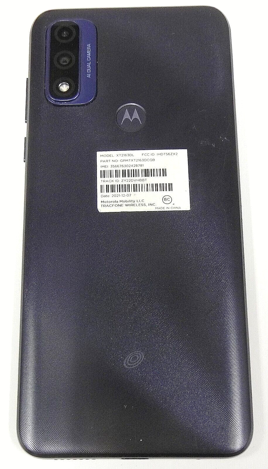 Motorola G Pure XT2163DL – Blue ( TracFone ) Android Smartphone