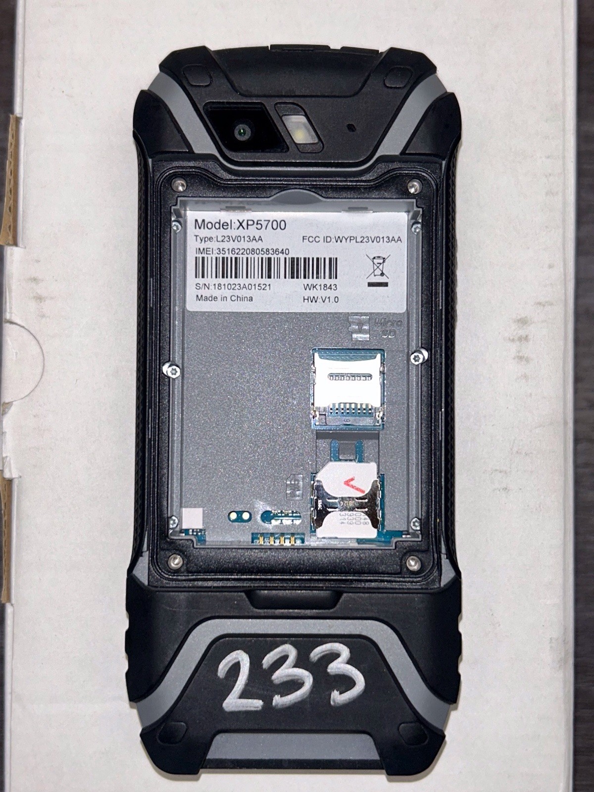 *5* Sonim XP5 XP5700-Verizon Rugged PTT Cell Phone Power Tested/ Unlock #D739