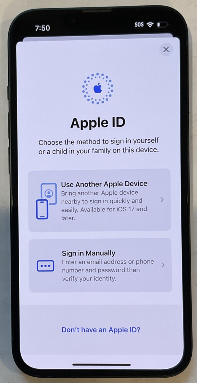 TESTED USED GSM UNLOCKED MIDNIGHT iPhone 13, 256GB A2482 MLAH3LL/A, 96% BATTERY.