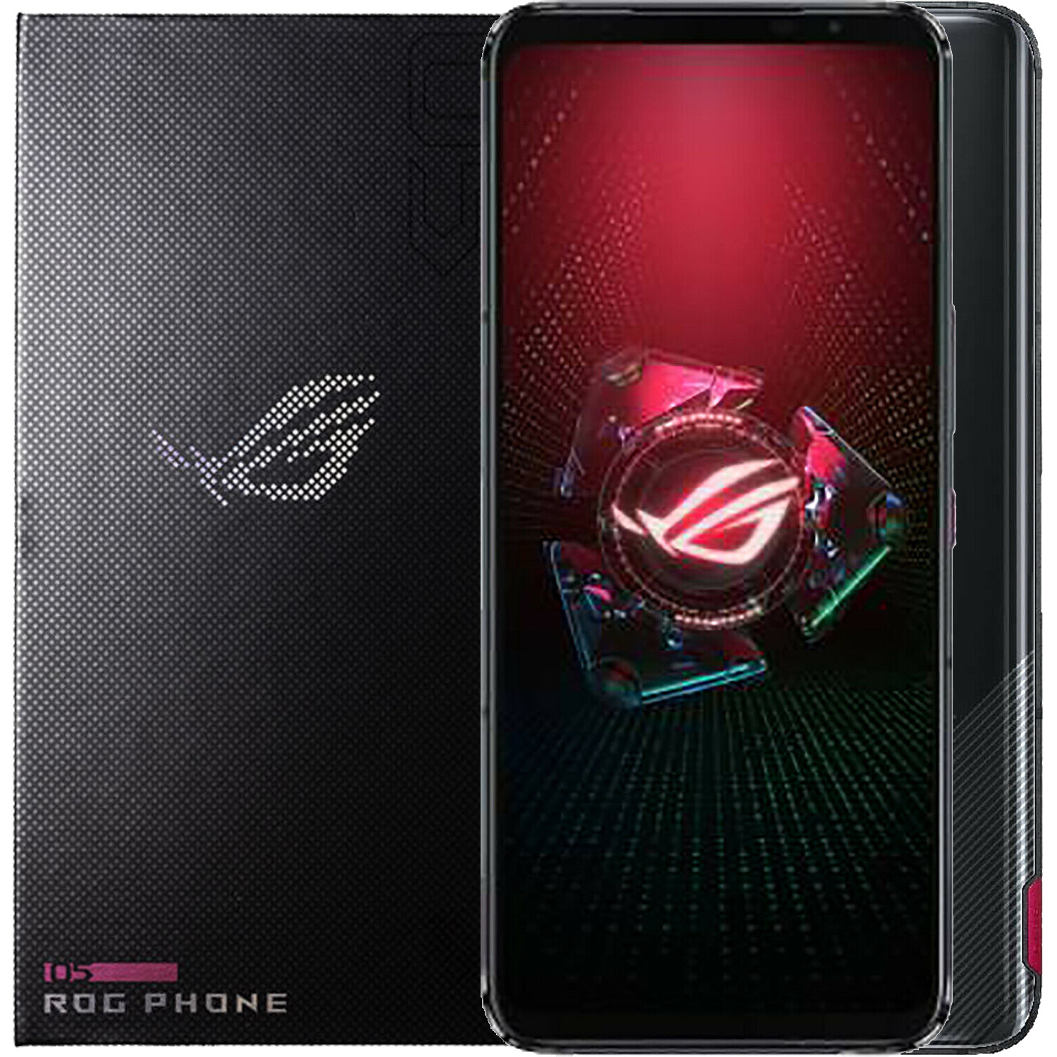 NEW Asus ROG Phone 5 5G Phantom Black 128GB + 12GB Dual-SIM Factory Unlocked GSM