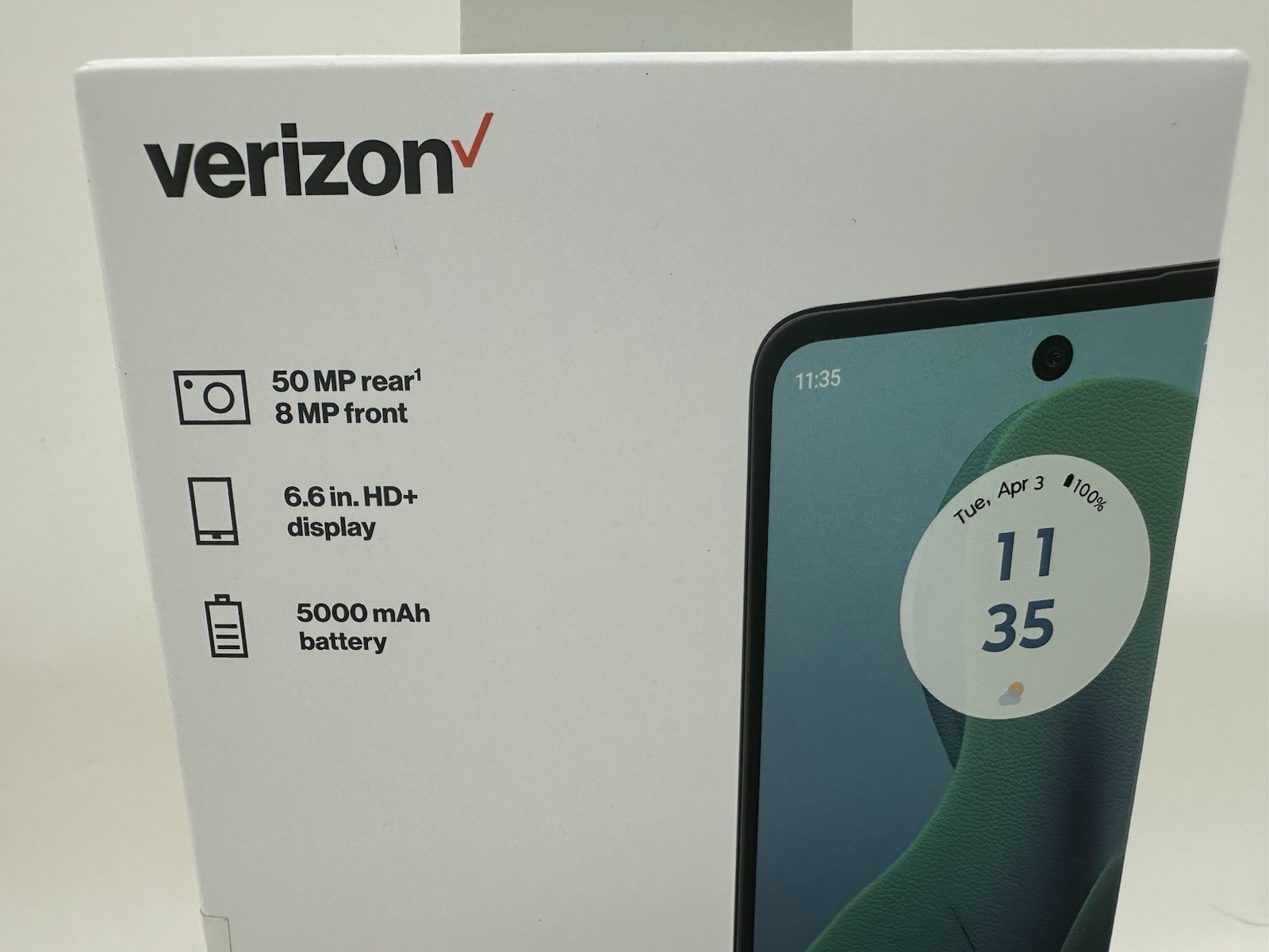 Motorola Moto G 5G 2024 128GB 4GB RAM Smartphone Sage Green Prepaid Verizon