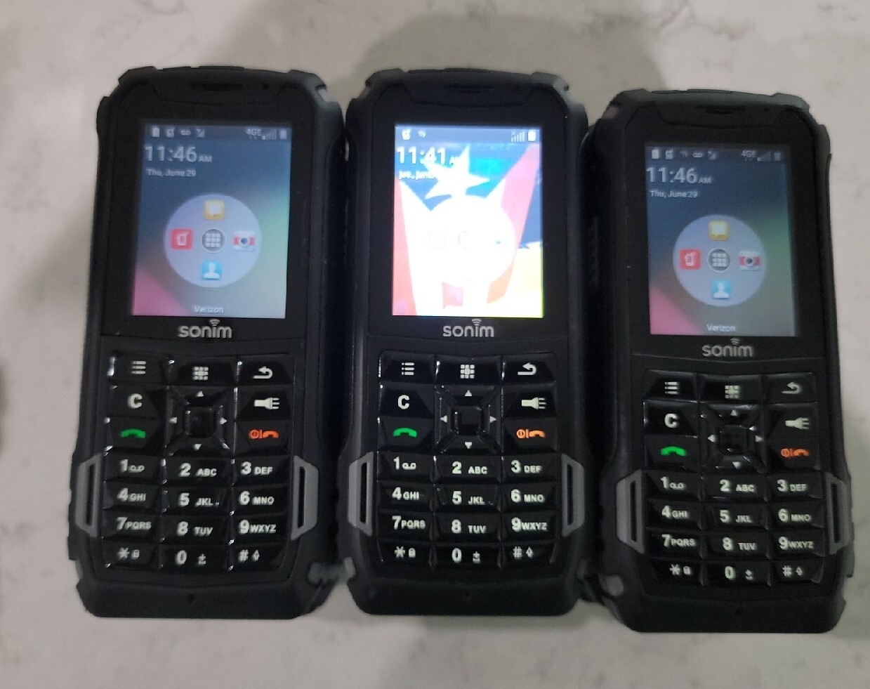 Lot Of 10 Sonim XP5 XP5700 – Black (Verizon) Rugged Phone