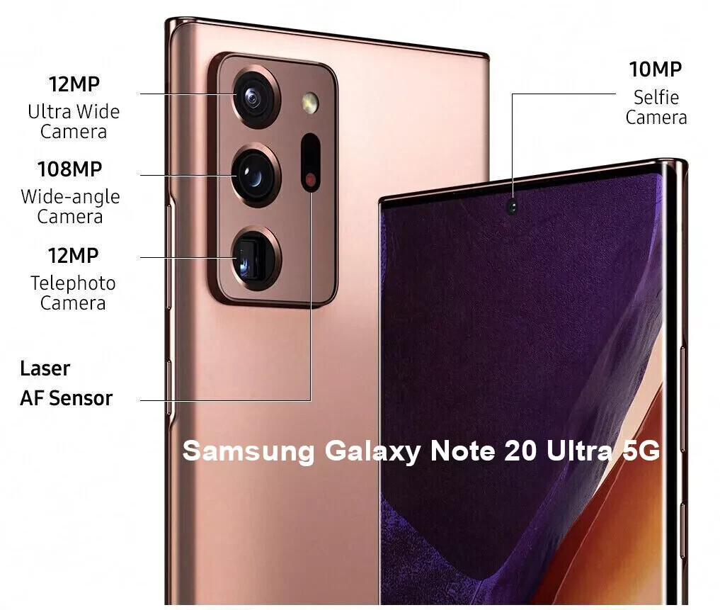 🔥New Samsung Galaxy Note 20| Note20 Ultra 5G 128GB N981U/N986U Factory Unlocked