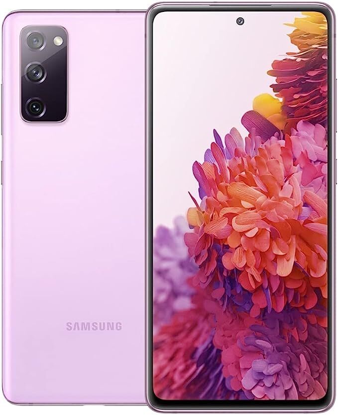 Samsung Galaxy S20 FE 5G SM-G781U AT&T Only 128GB Cloud Lavender B Light Burn