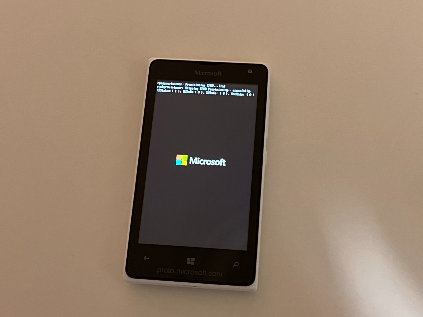 Nokia Lumia 435 Prototype – RM-1071 – White – With Battery