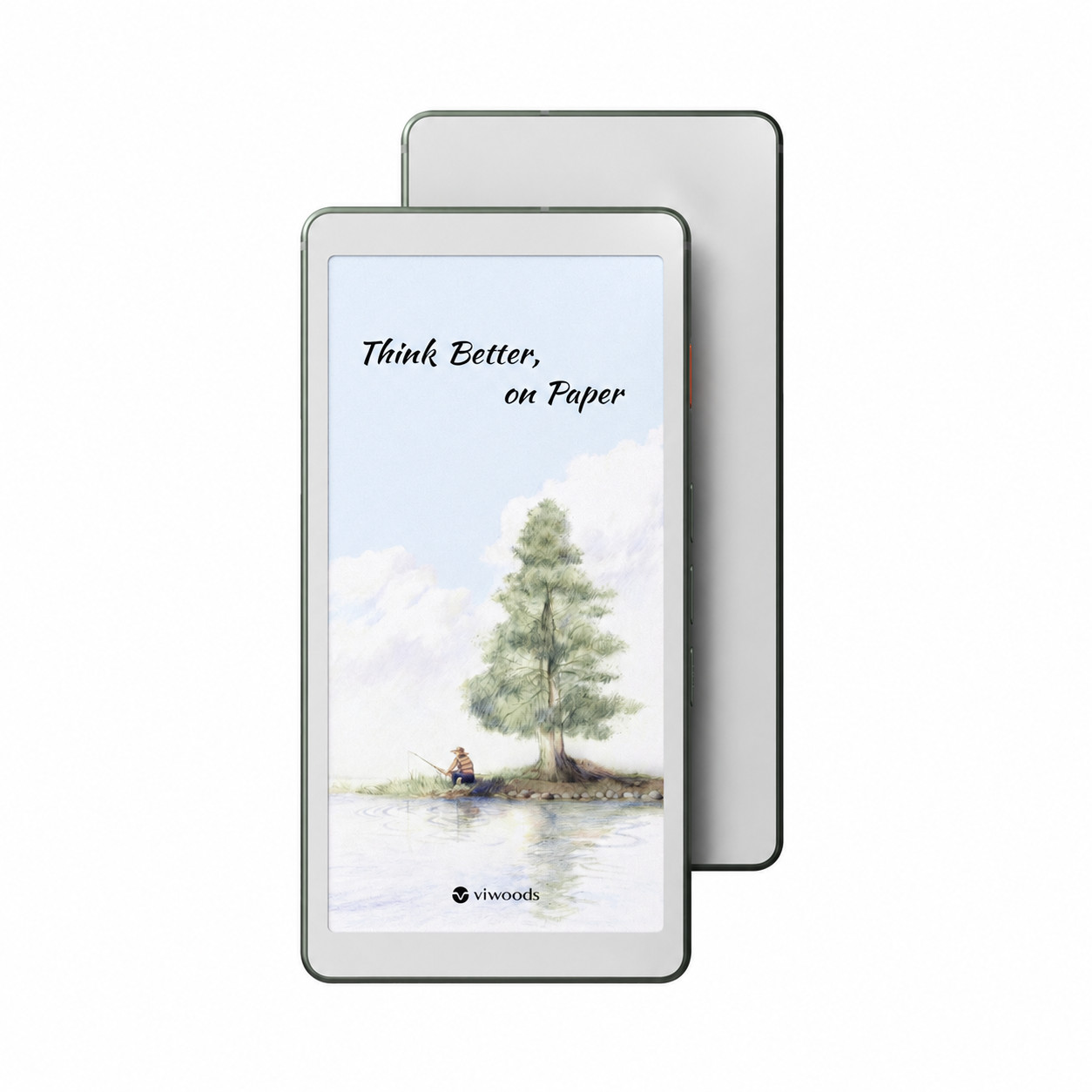 VIWOODS 6.13” AiPaper Reader C with Color Display, E Ink eReader Device 128GB