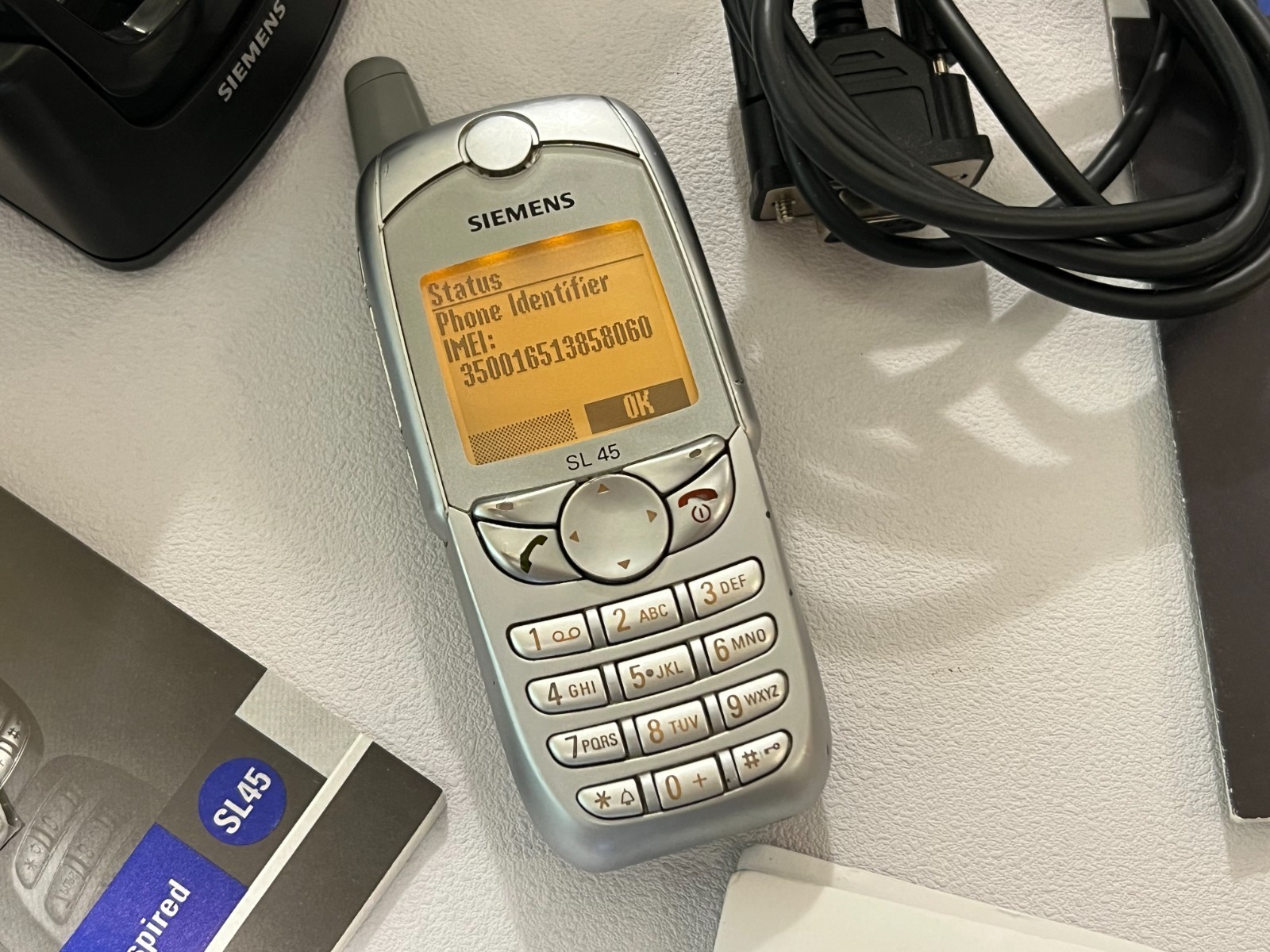 Ultra Rare Siemens SL45 Rare Full Box Set – Unlocked – Retro Phone