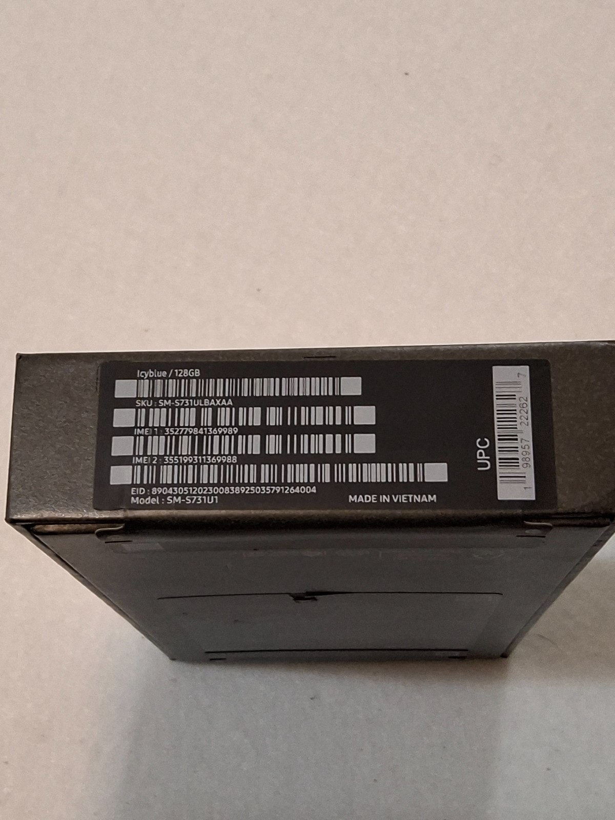 Samsung Galaxy S25 FE, 128gb. Icy blue unlocked, unopened box