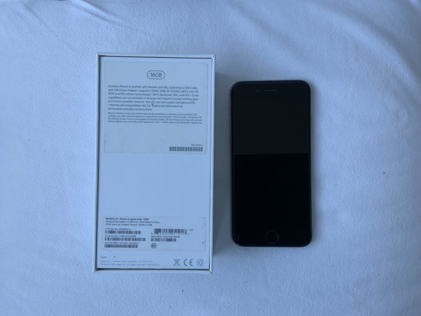 Apple iPhone 6 – 16 GB – Space Grey