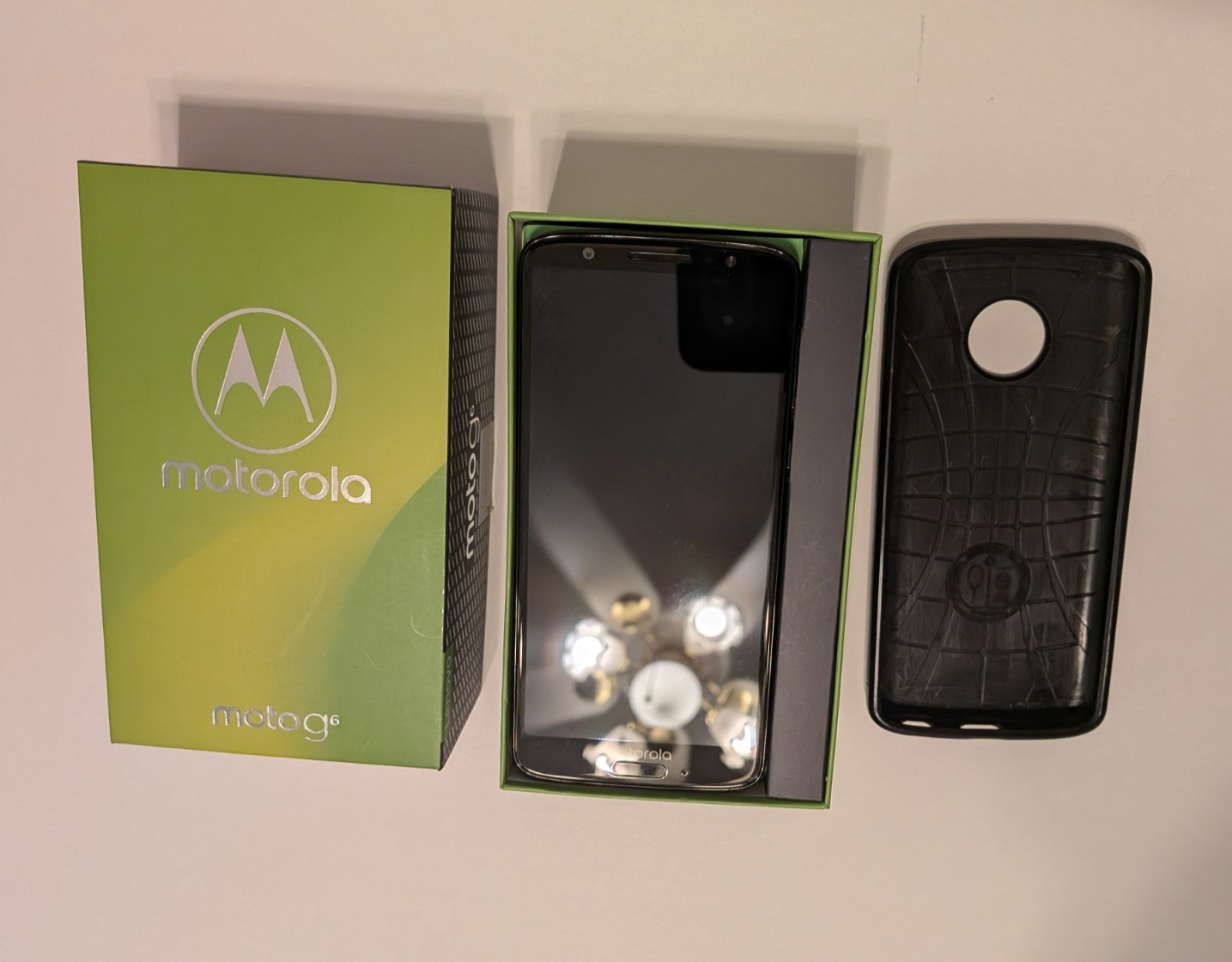 Moto G6 XT1925-6 M390A 32gb Google Fi Unlocked NEEDS BATTERY