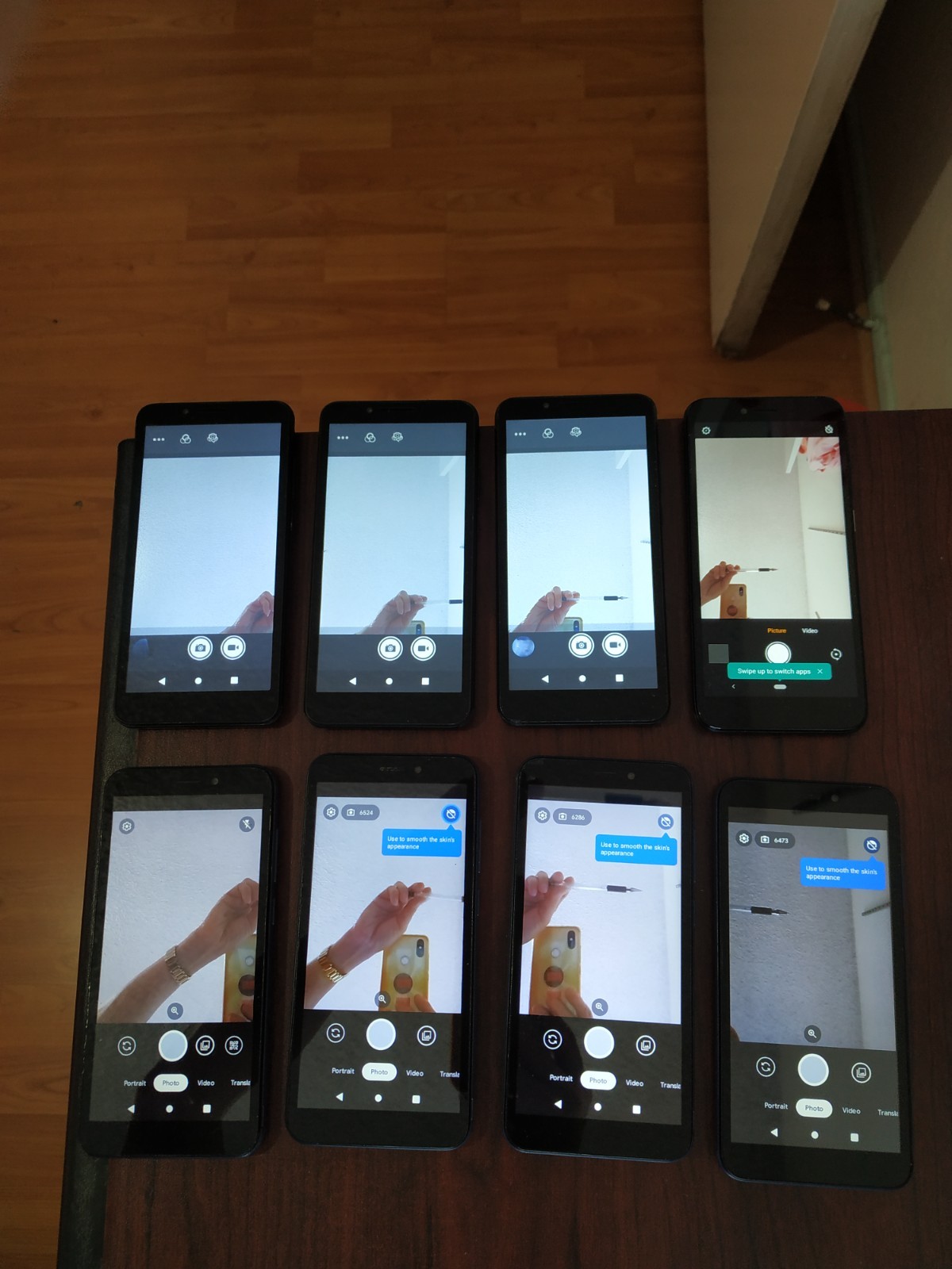 Lot of 8 Wiko U316AT (4pc)/Schok Volt SV55(3pc)/Coolpad Legacy S CP3648A 16GB