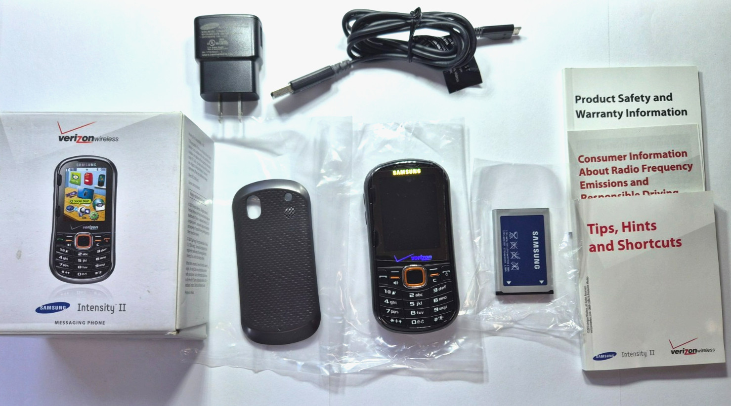 Samsung Intensity II SCH-U460 – Deep Gray (Verizon) Cellular Phone – OPEN BOX