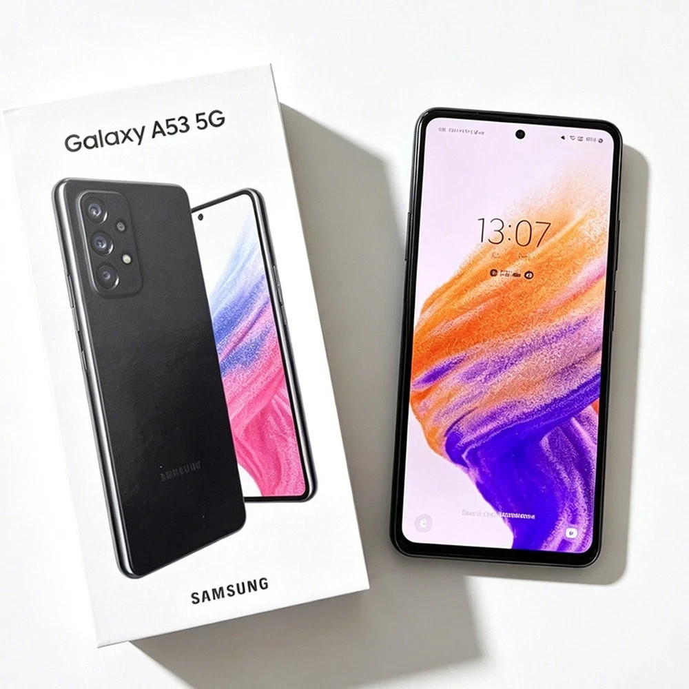 Samsung Galaxy A53 5G SM-A536U 128GB Unlocked Black Brand New Sealed