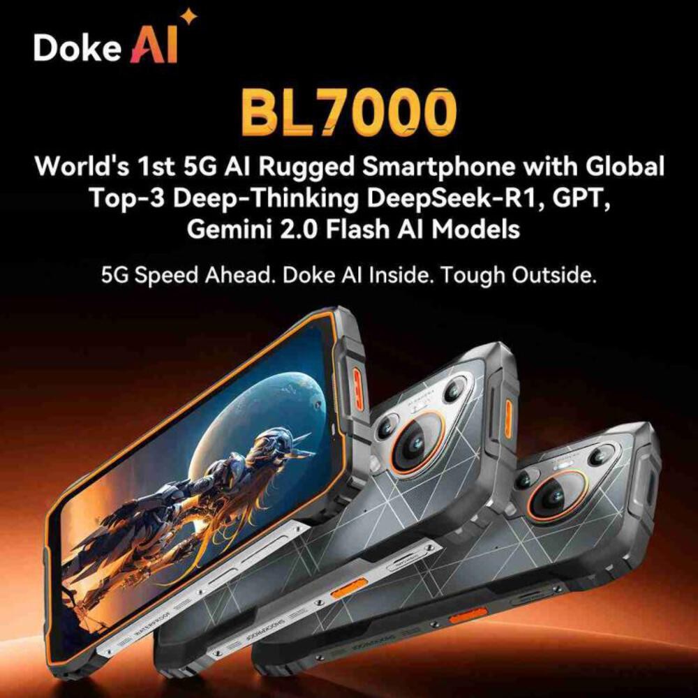 Blackview BL7000 Rugged Phone, 8GB+256GB, 6.78 inch Android 15 MediaTek.