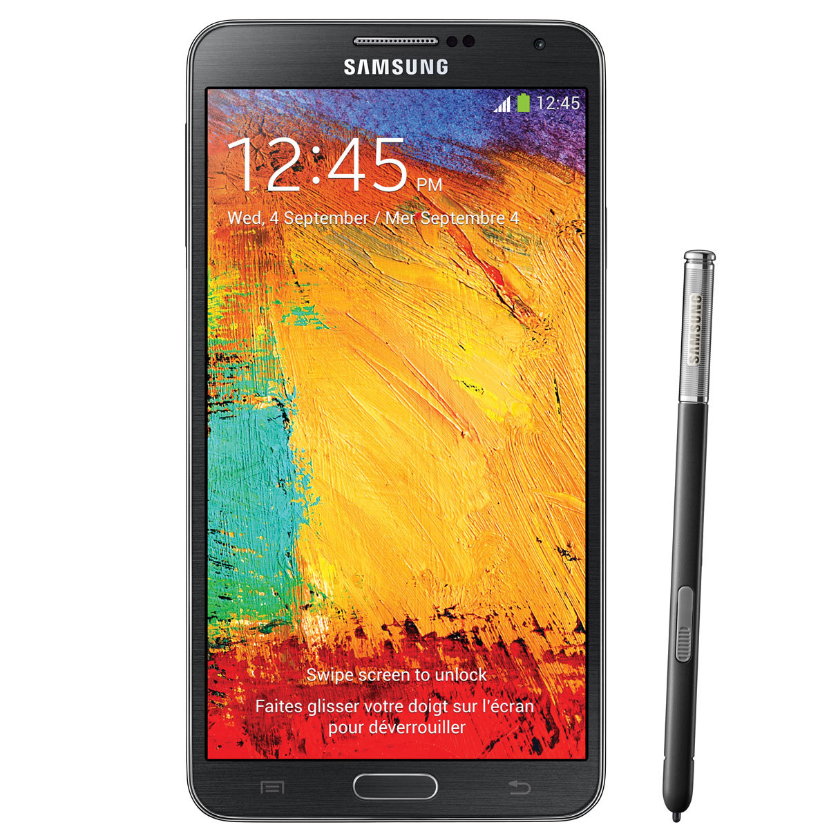 Samsung Galaxy Note 3 N9005 Black/ White – 32GB 5.7 Unlocked Smartphone Open Box