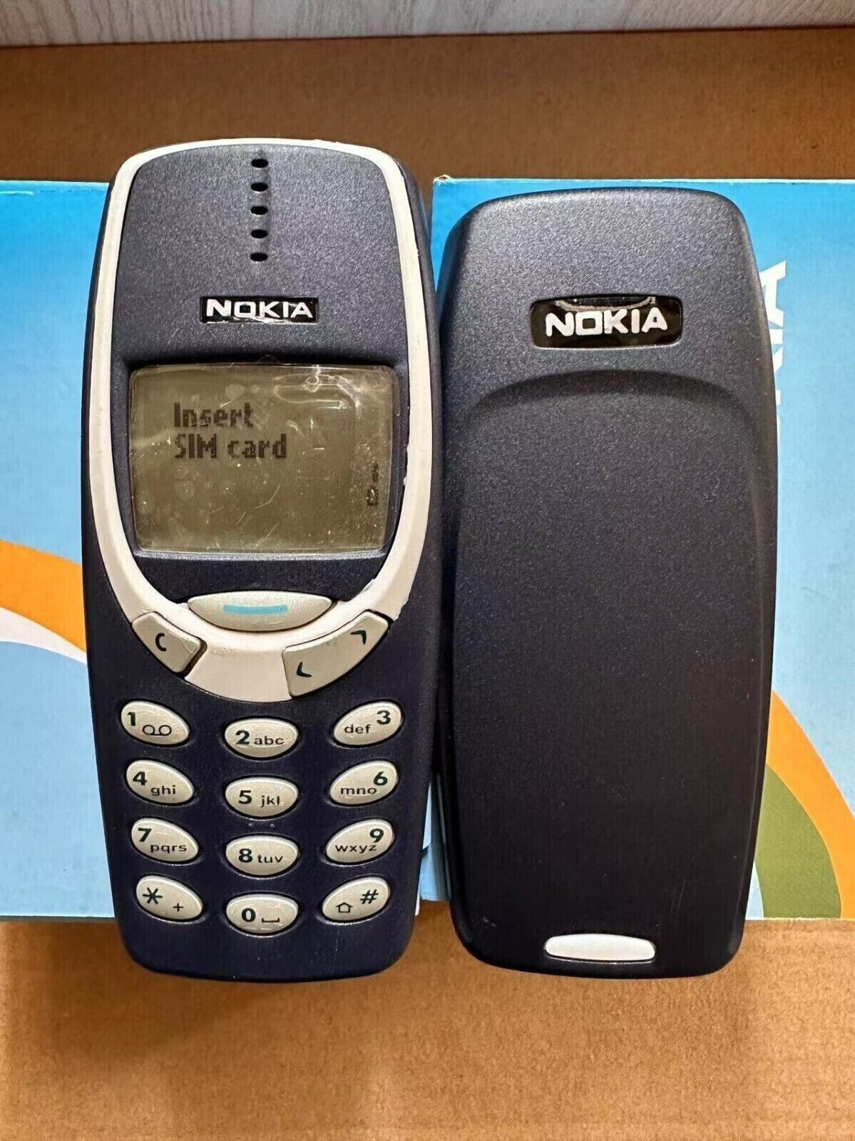 Nokia 3310 Blue Unlocked 2G GSM 900/1800 Good Quality Cellular Phone US