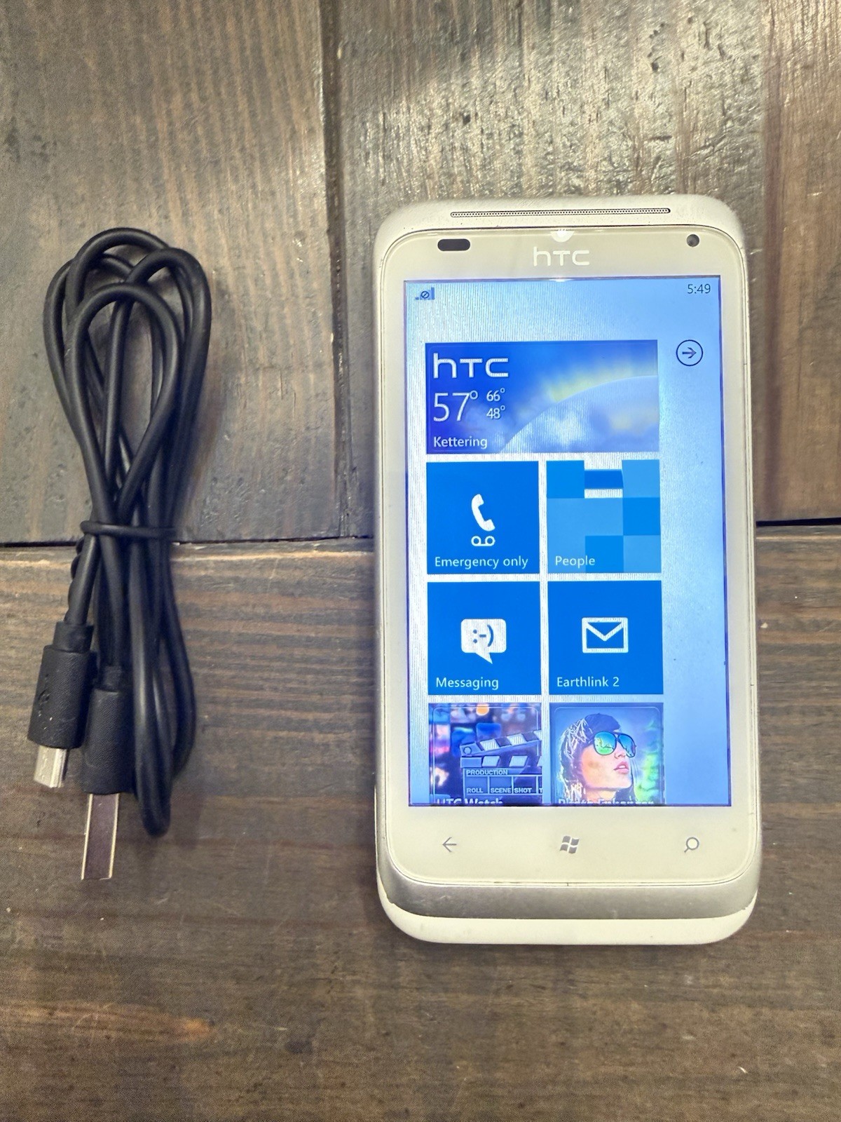 HTC Radar PI06110 White SMART (Cincinnati Bell) Windows Cell Phone – TESTED