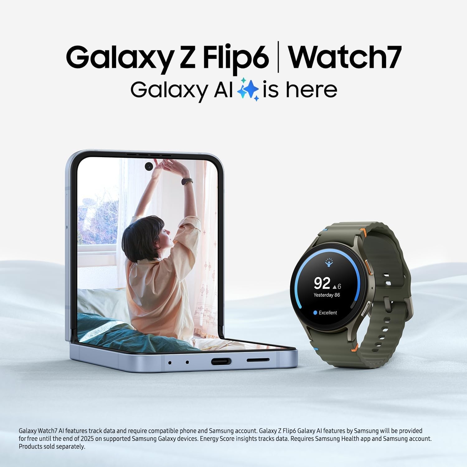 Samsung Galaxy Z Flip 6 F741U1 Unlocked 6.7″ Flip6 Android Smartphone Phone FAIR