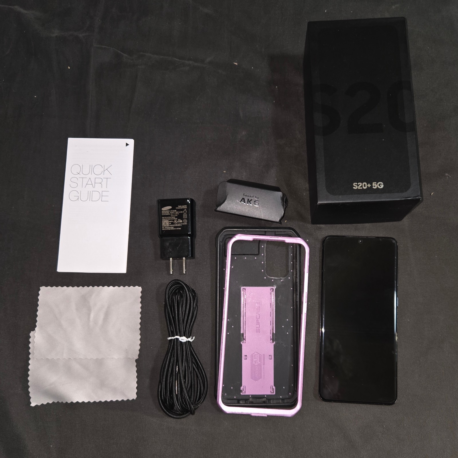 Samsung Galaxy S20+ 5G 128GB Blue SM-G986U (Unlocked) Complete In Box