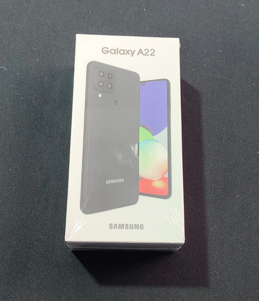 NEW SEALED Samsung Galaxy A22 A225F 128GB 6.4in 48MP 6GB RAM Android smartphone