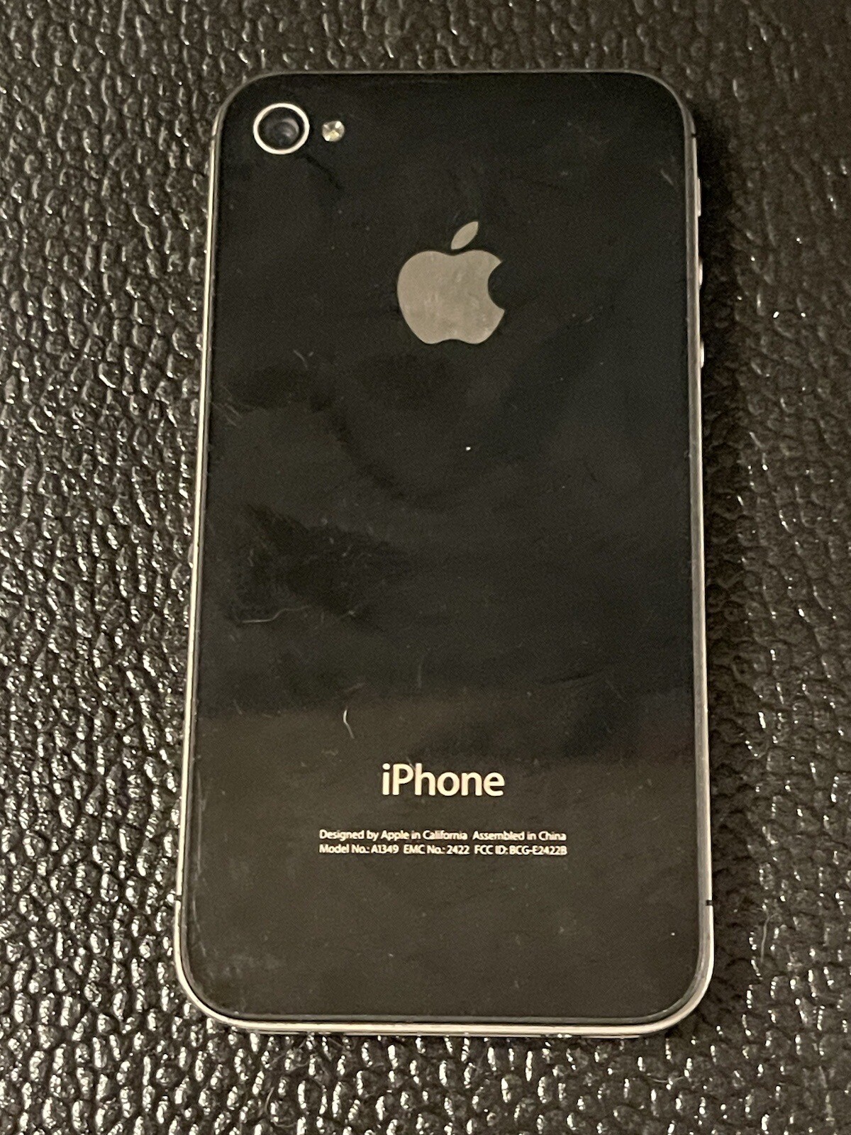 Apple iPhone 4 – 16GB – Black A1349 (CDMA) Good Condition Charges
