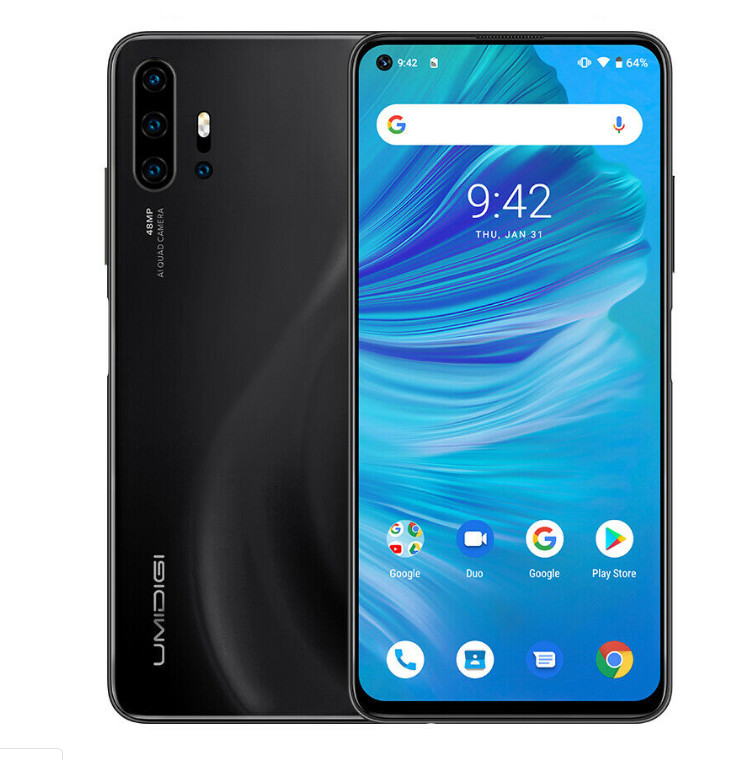 UMIDIGI F2 Android 10 Smartphone 6.53″ FHD+ 6GB 128GB 5150mAh NFC Global Unlock