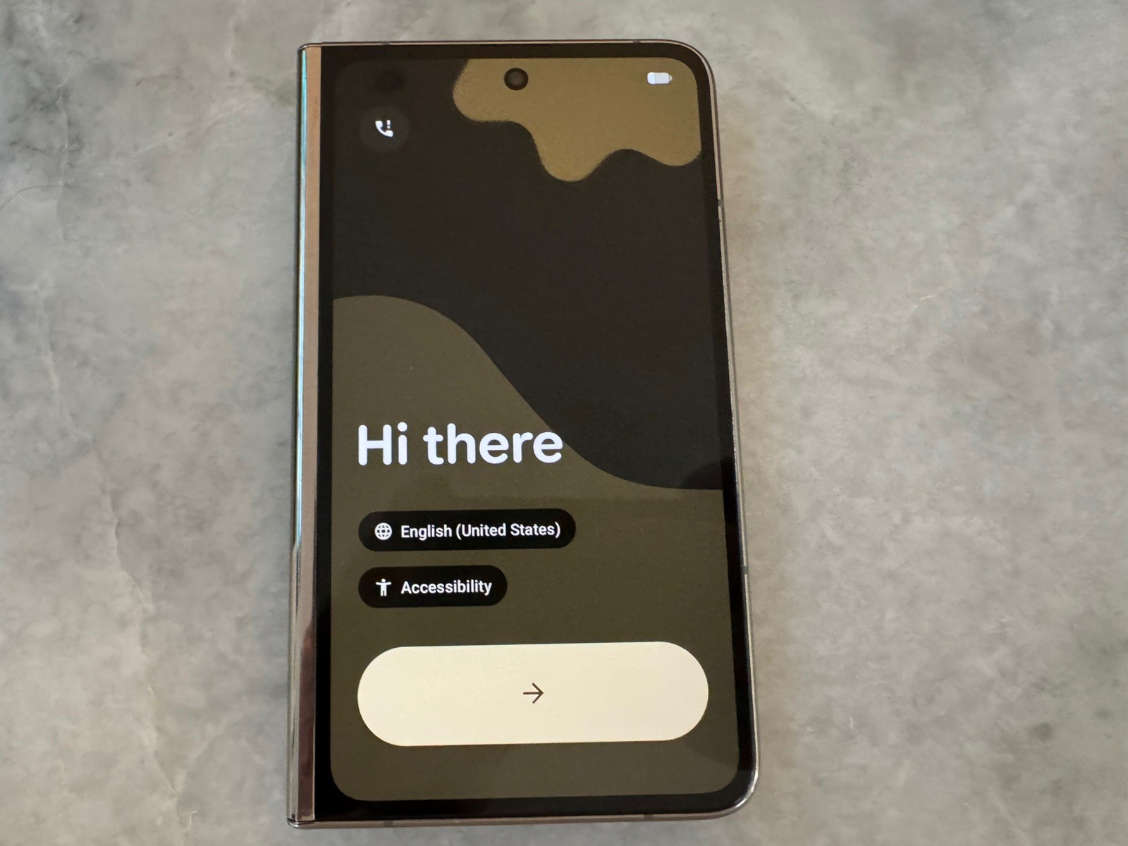 Google Pixel Fold 256GB Porcelain G9FPL (Unlocked) Damaged See Description