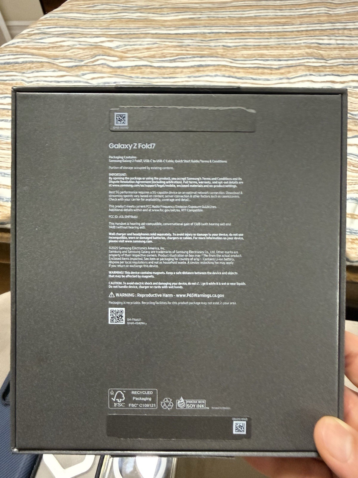 Samsung Galaxy Z fold 7 Blue Shadow unlocked 256gb