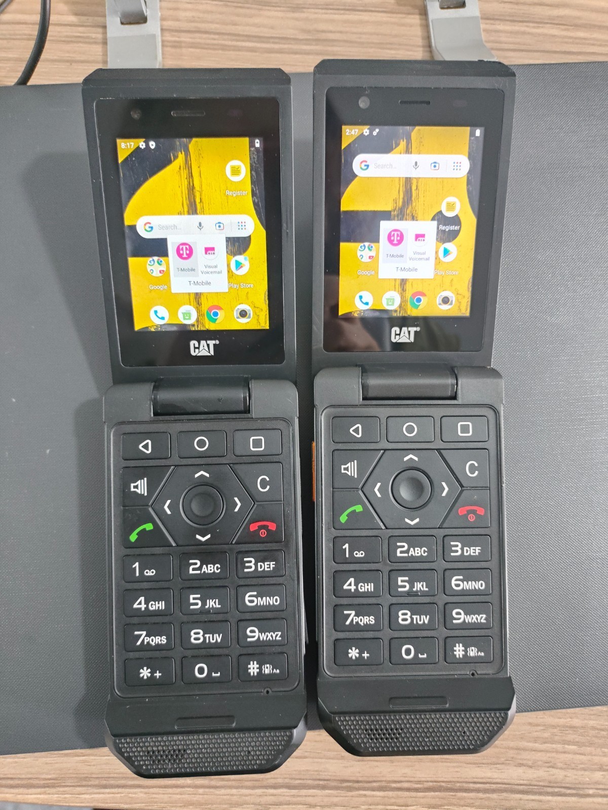 CAT S22 Rugged Flip Phone Unlocked T-Mobile 16GB Smart Cell Phone Tested Good