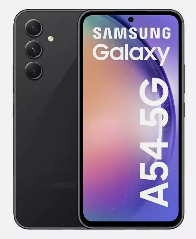 SAMSUNG GALAXY A54 5G SM-A546U T-MOBILE 128GB BLACK EXCELLENT CONDITION