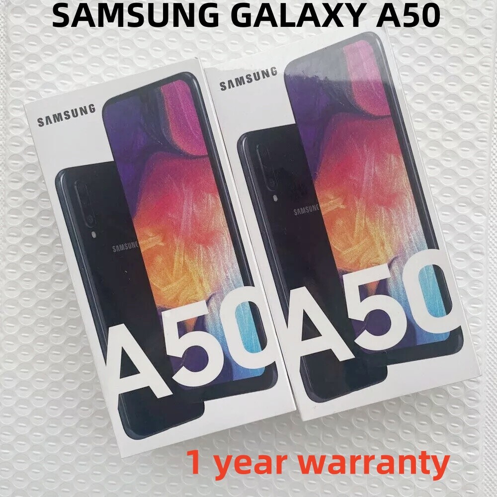 Samsung Galaxy A50 SM-A505U 64GB+4GB 4G Unlocked Android Smartphone New Sealed