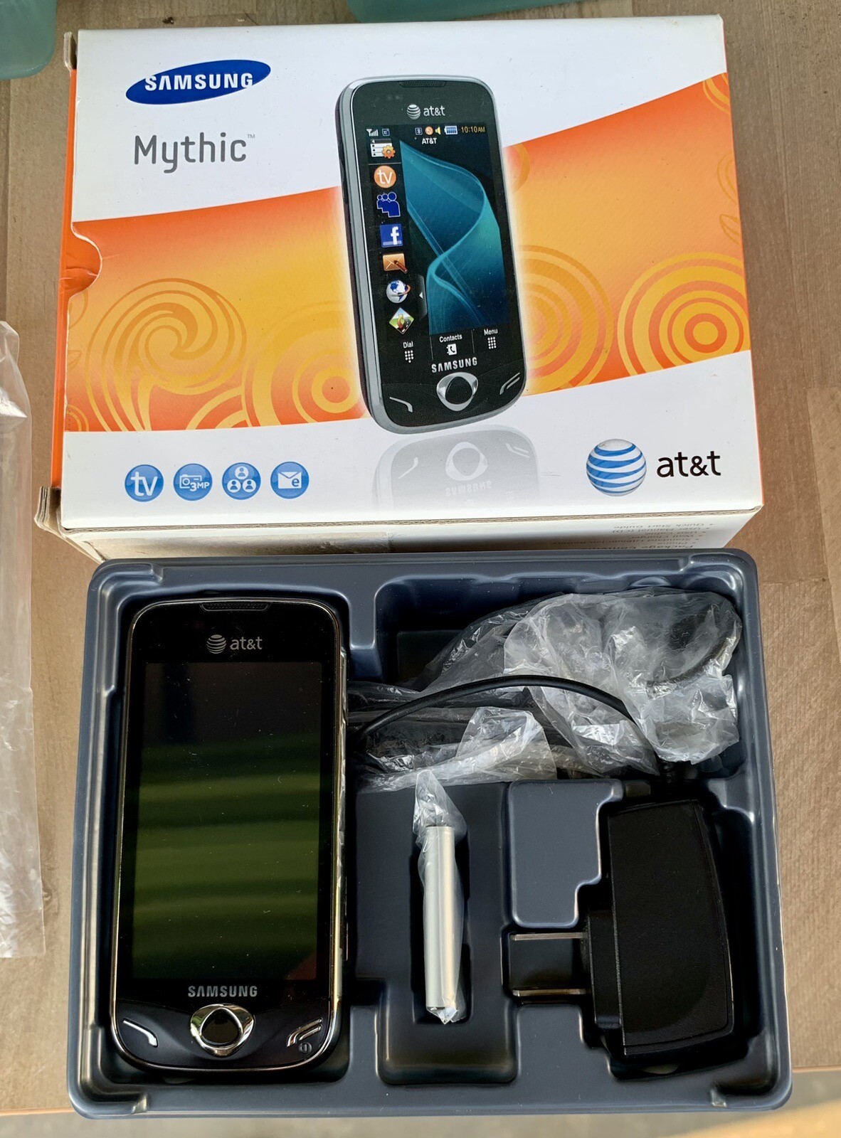 Collectible: Samsung Mythic SGH-A897 – Black Cellular Phone – UNLOCKED