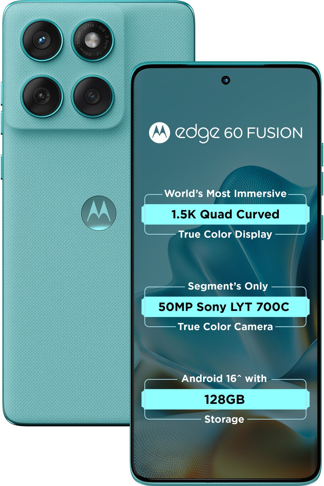 Motorola Edge 60 Fusion 5G 8GB RAM 256GB PANTONE Amazonite Global Version