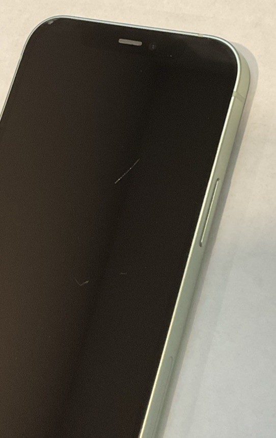 USED GREEN GSM UNLOCKED iPhone 12, 256GB A2172 MGF33LL/A WITH 78% BATTERY HEALTH