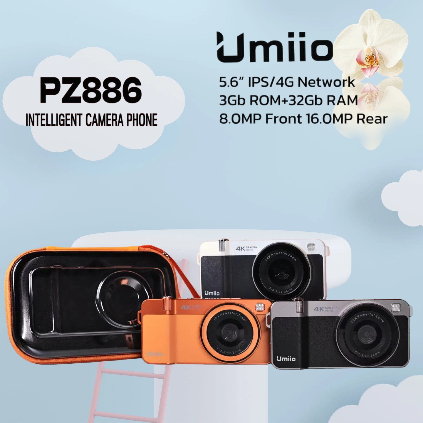 Umiio 5.6 inch 4G Android 10.0 smartphone, camera, phone, can take pictures