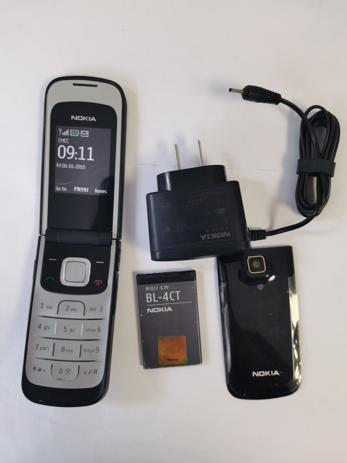 Nokia 2720 Fold -Black 2G unlocked Mobile Flip used phone