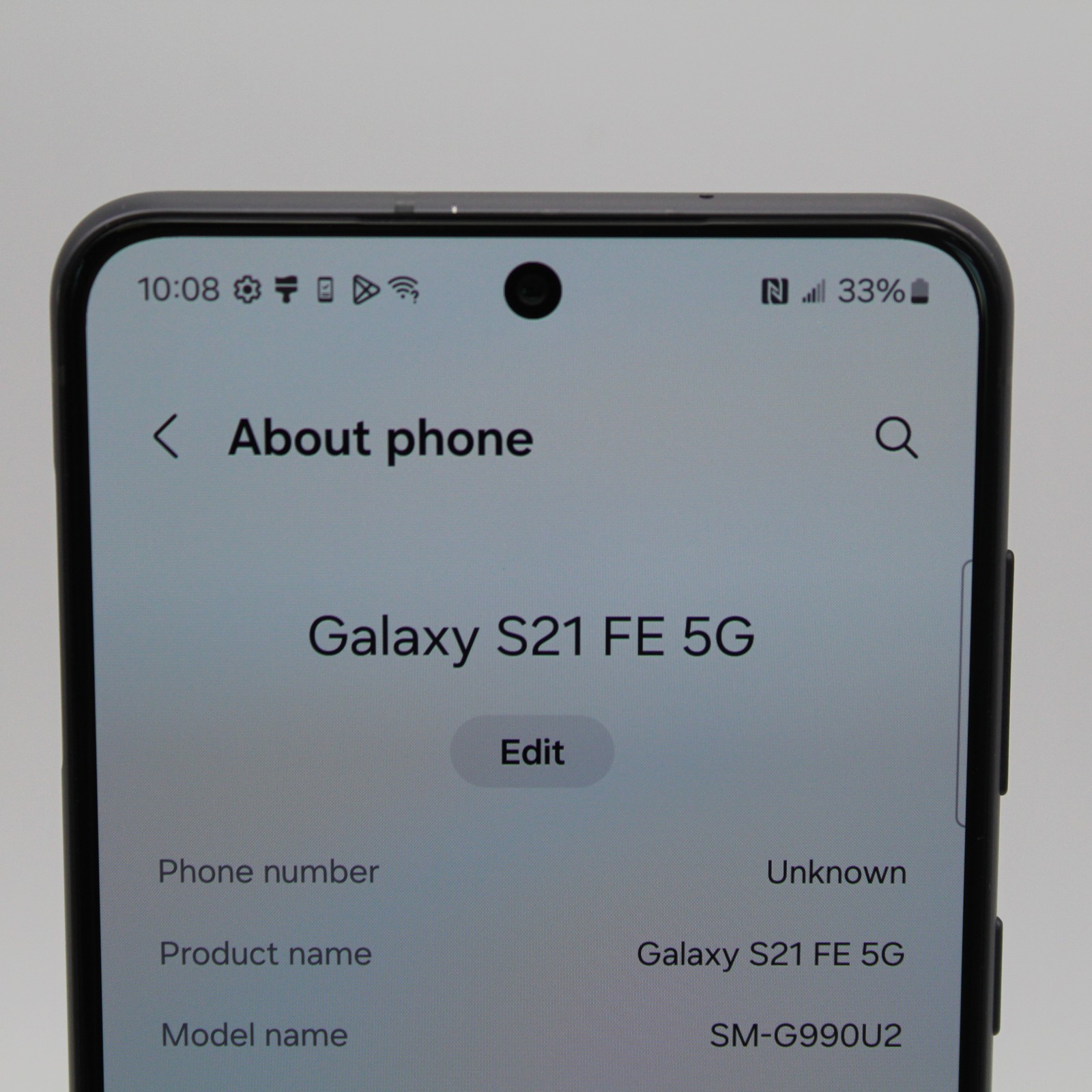 Samsung Galaxy S21 FE 5G G990U2 128GB Good Condition | Black | AT&T ONLY