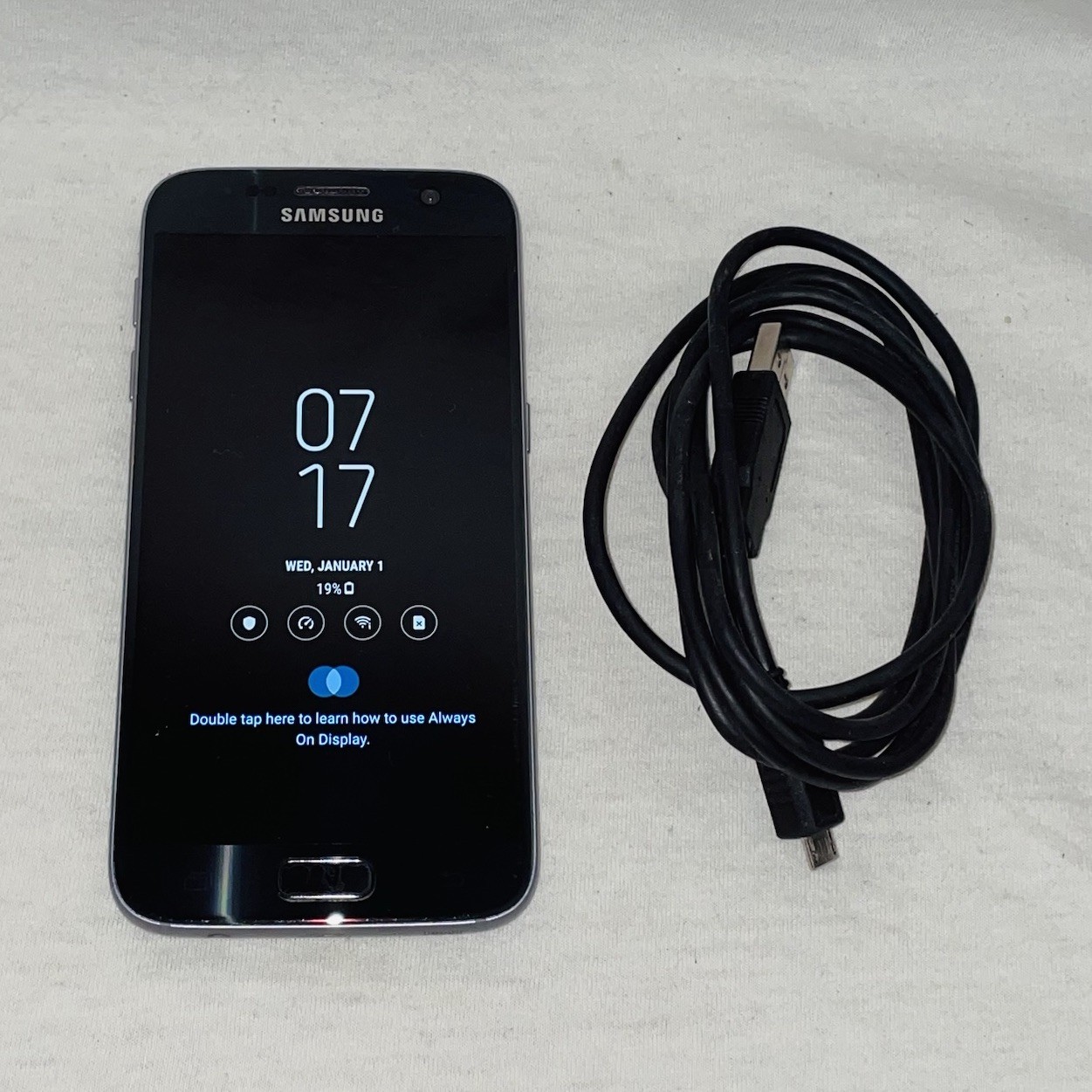 Samsung SM-G930V Galaxy S7 Network locked/Verizon Smartphone 32gb Midnight Blue