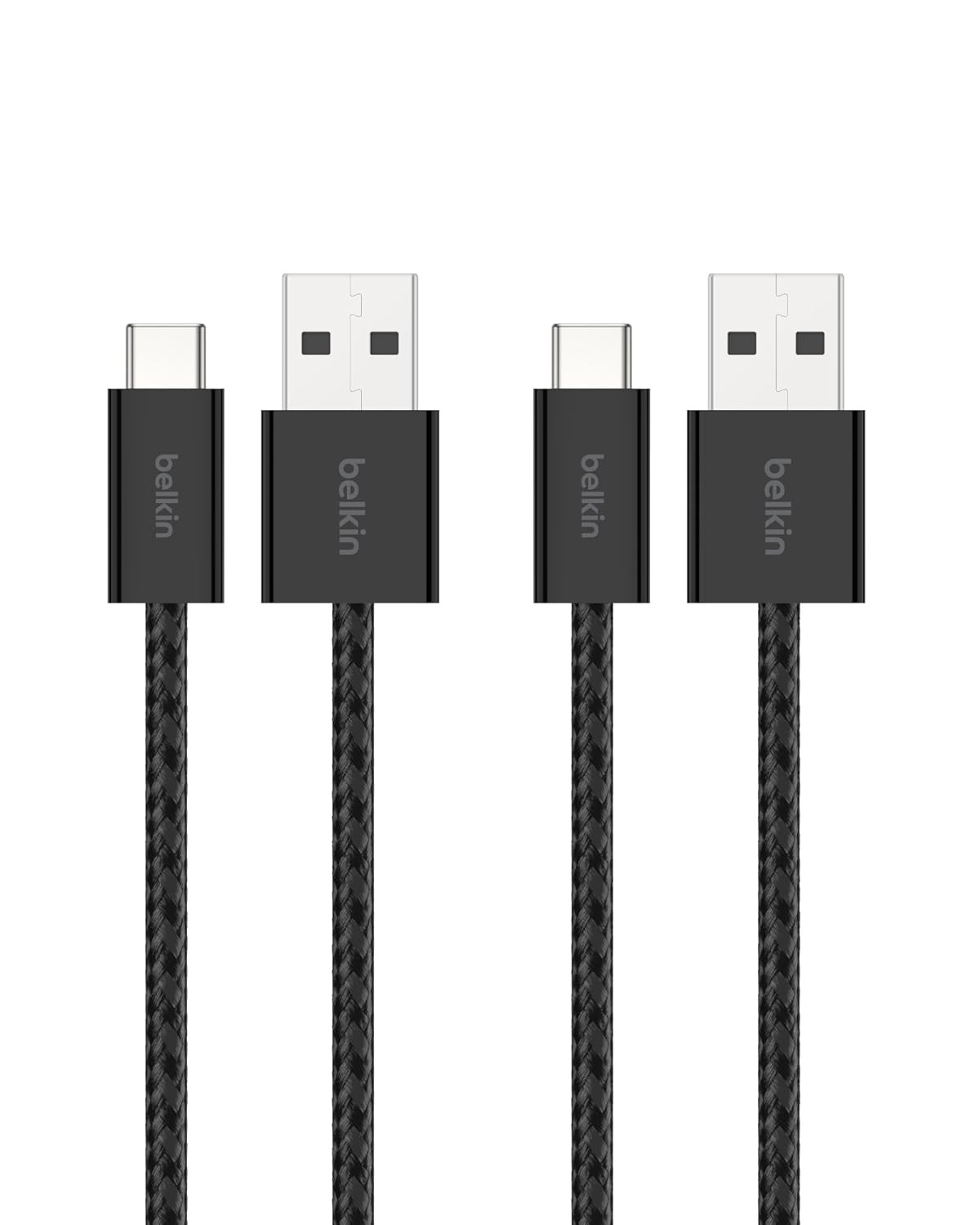 2 Pack 15W Type-C Fast Charger for iPhone 17 & Galaxy S26 3.3ft Cable