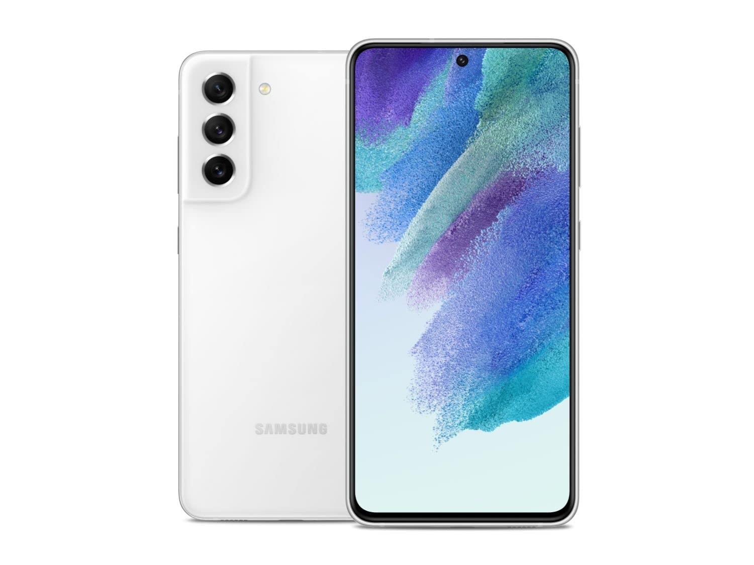 Samsung Galaxy S21 FE 5G SM-G990U Unlocked 128GB White A Extreme Burn