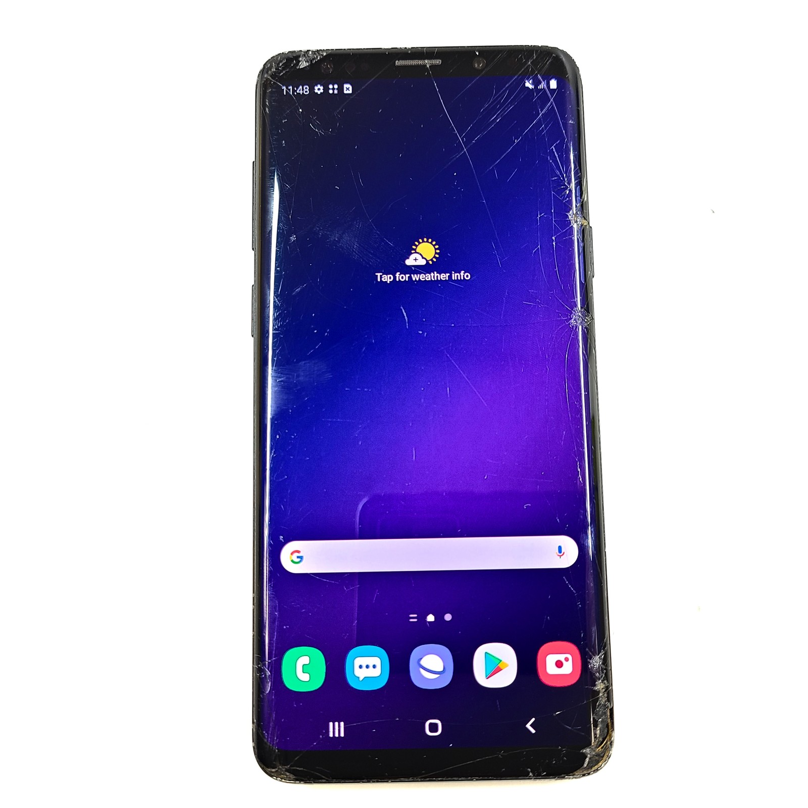 Samsung Galaxy S9+ Plus SM-G965U 128GB 6GB Unlocked Smartphone Black READ