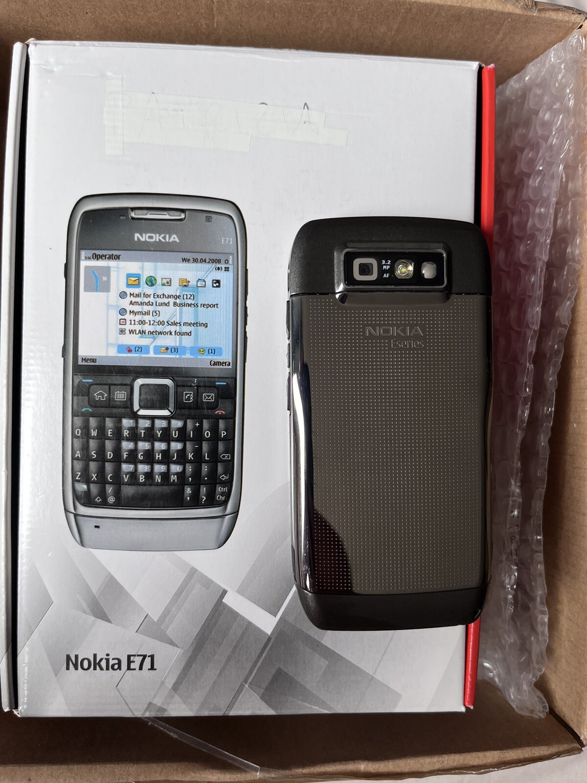Nokia E71 Nokia E71 Phone Made in Finland, Used Working! Camera Error!