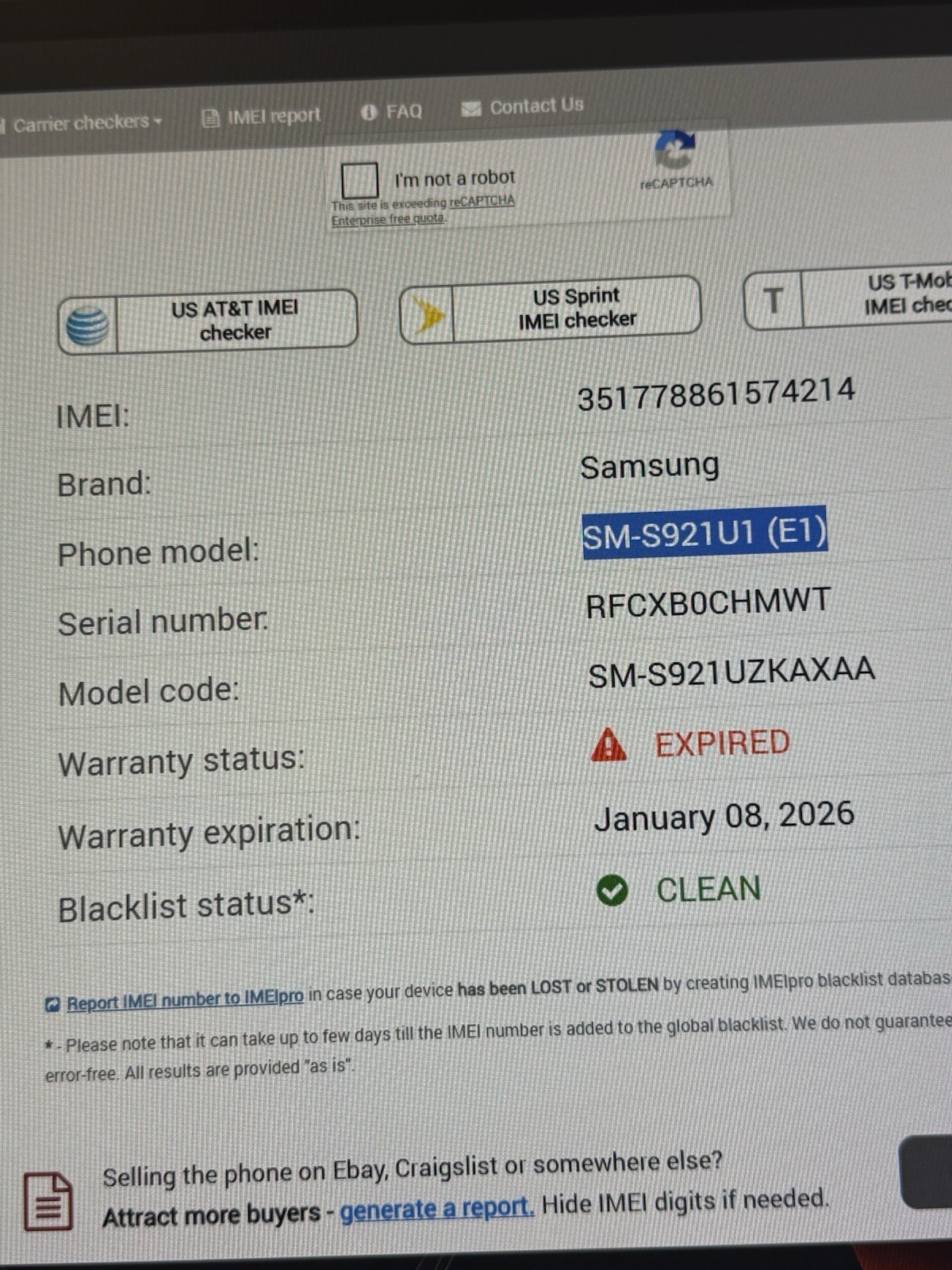 Samsung Galaxy S24 Factory Unlocked