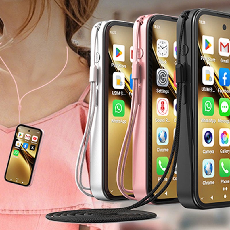 3.97″ 4G LTE MINI Smartphone Android 12 Cell Phone Pocket Mobile Unlocked UNIWA