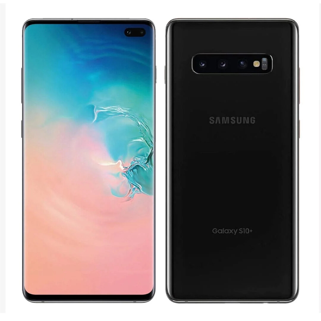 Samsung Galaxy S10 SM-G973U Unlocked 128GB Prism Black C Heavy Burn