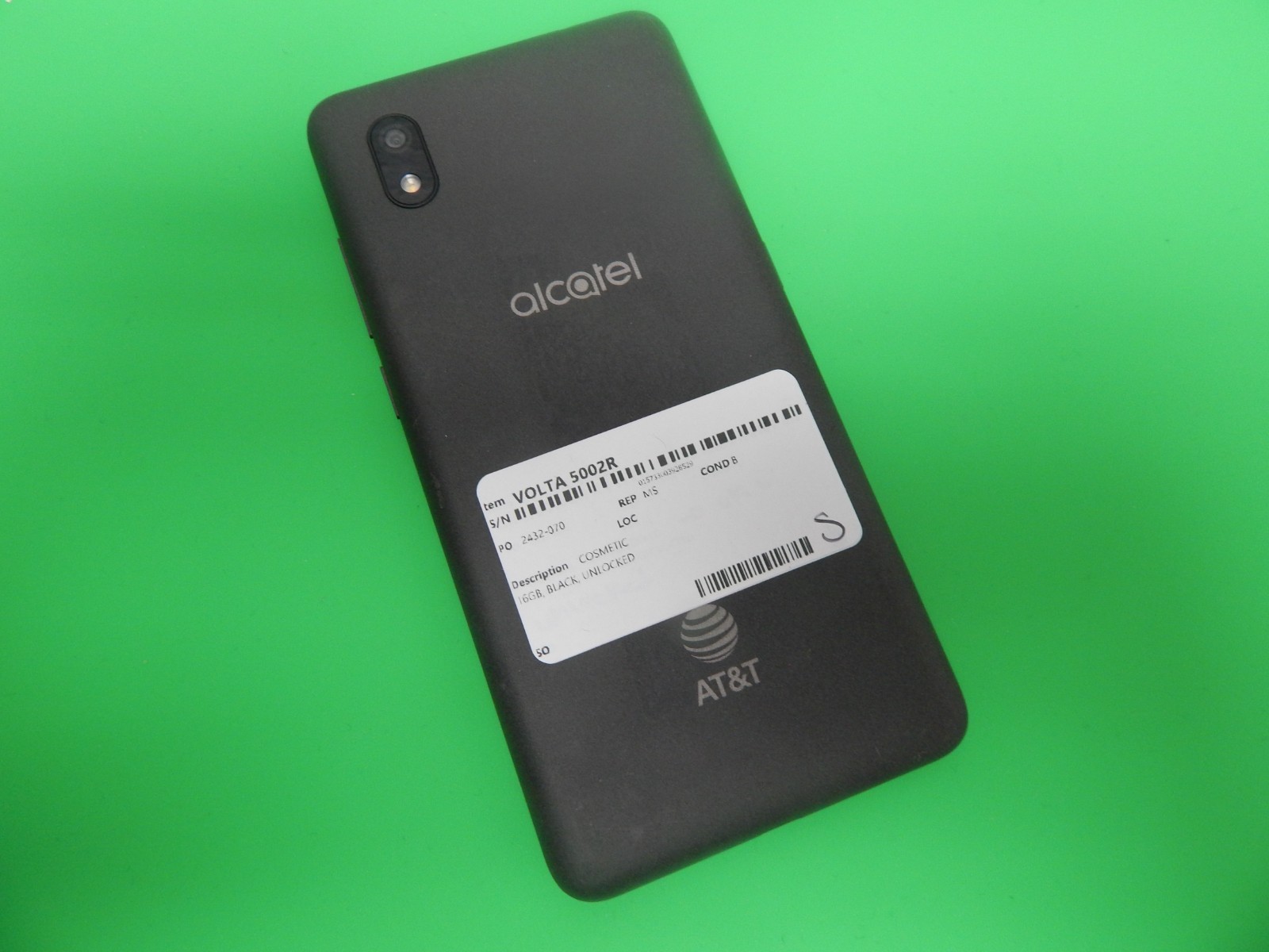Alcatel VOLTA 5002R GRAY 16GB (UNLOCKED) FREE BUNDLE & SHIPPING