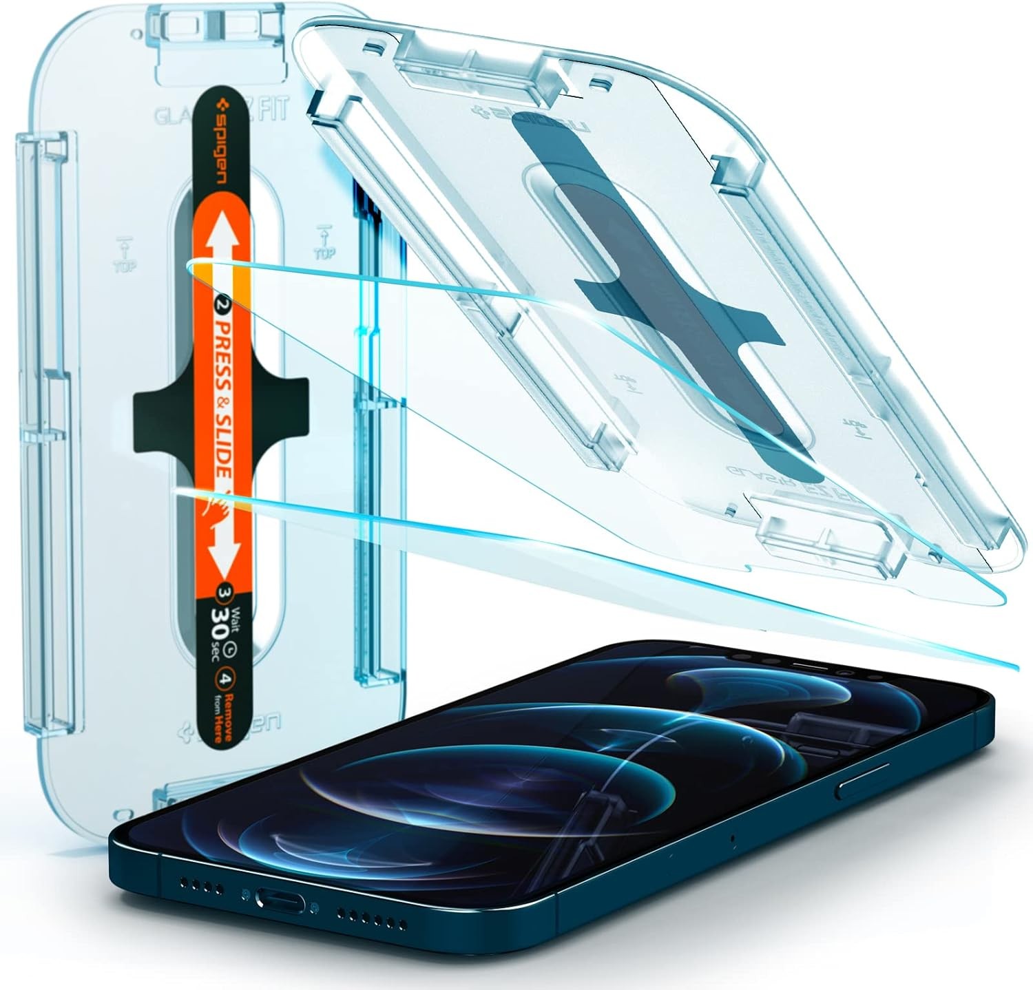 2PCS Tempered Glass Screen Protector for iPhone 12 Pro Max 6.7 Inch Case Friendl