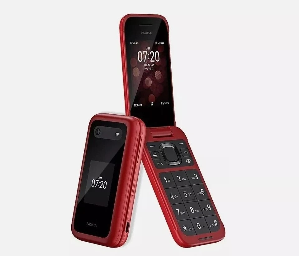 Nokia 2780 Flip 4G LTE 512MB 5MP Single SIM 2.7″ seal Original phone Unlocked