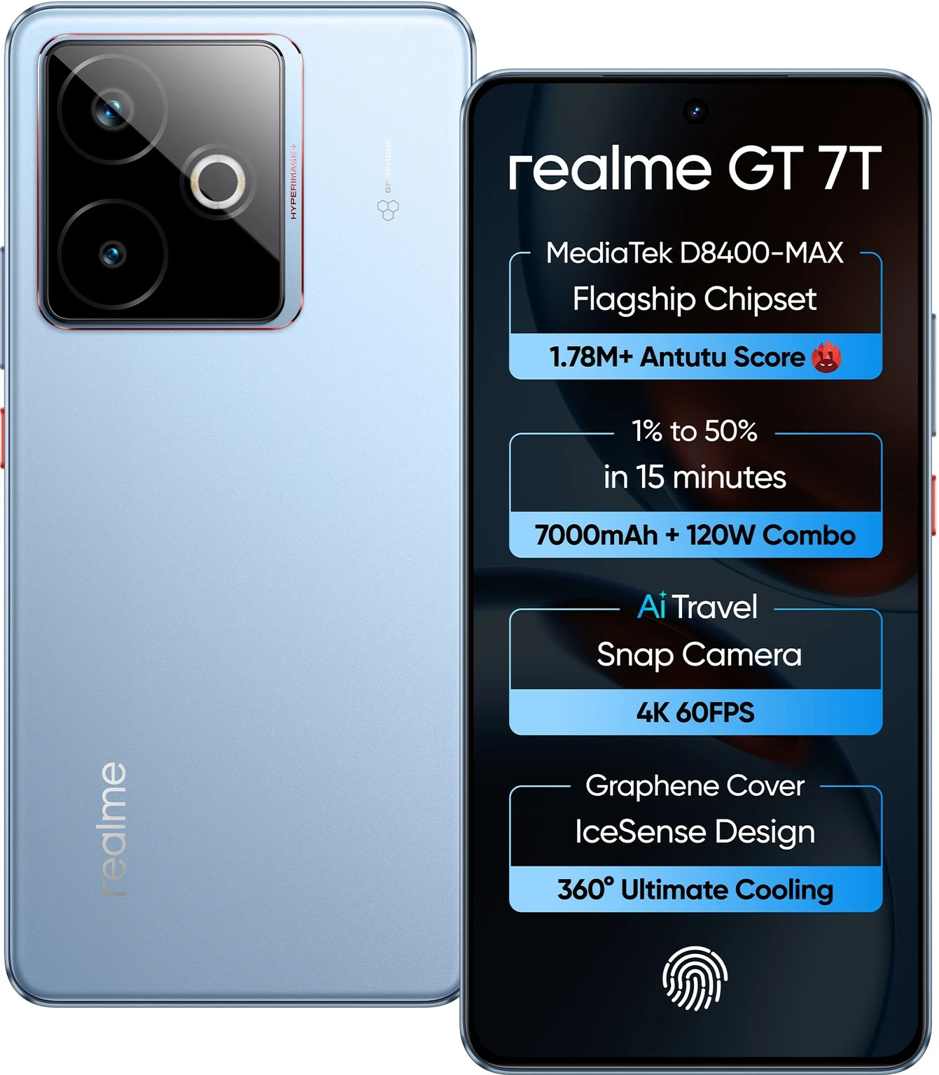 realme GT 7T ( Blue , 256 GB) (12 GB RAM) Dimensity 8400-MAX Octa Core Processor